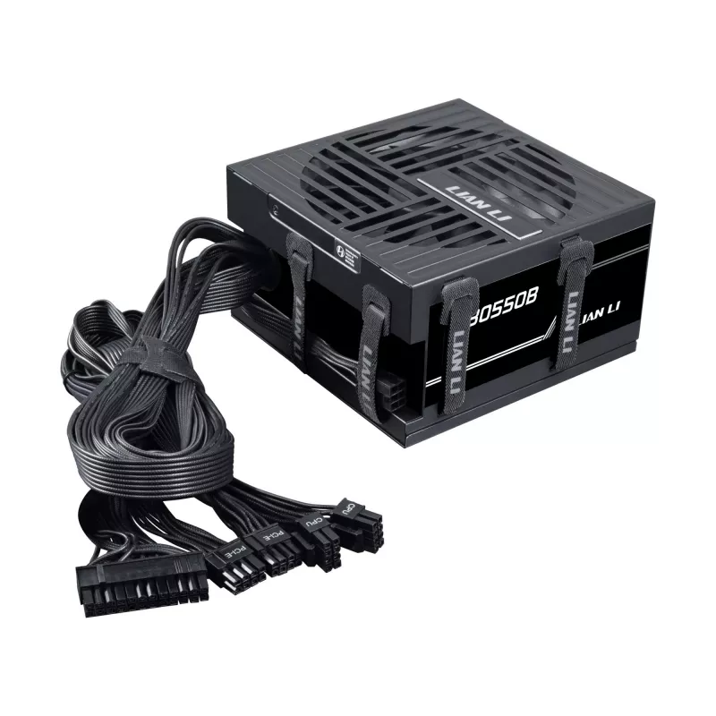 Toiteplokk Lian Li RB0550B.B 550 W, 24-kontaktiline ATX, 80 PLUS Bronze, 135 mm ventilaator, must