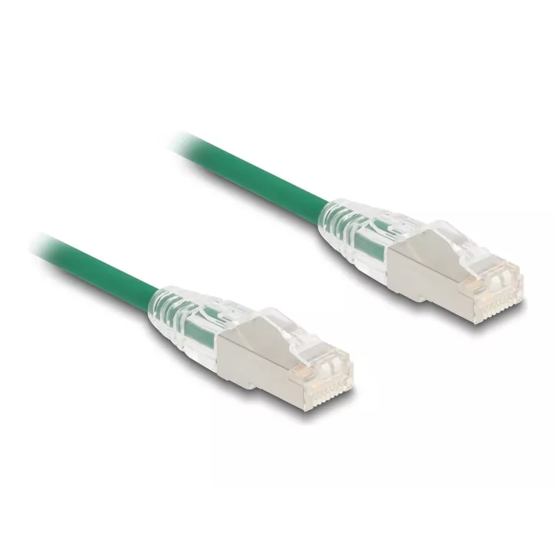 DeLOCK võrgukaabel RJ45 Cat.6A pistik pistikusse 3 m roheline