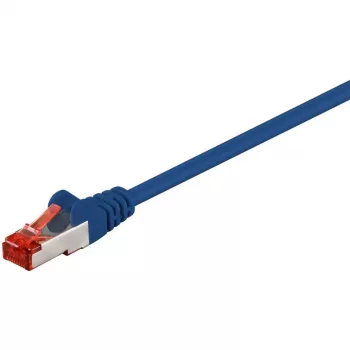 Wentronic Goobay CAT 6 paigalduskaabel, S/FTP (PiMF), sinine, 50 m - LSZH halogeenivaba, vask (68276)