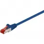 Wentronic Goobay CAT 6 paigalduskaabel, S/FTP (PiMF), sinine, 50 m - LSZH halogeenivaba, vask (68276)