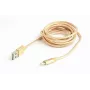 Lightning-kaabel Cablexpert CCB-MUSB2B-AMLM-6-G 1,8 m kuldne