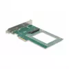 DeLOCK PCI Express x4 kaart 1 x sisemine U.2 NVMe SFF-8639