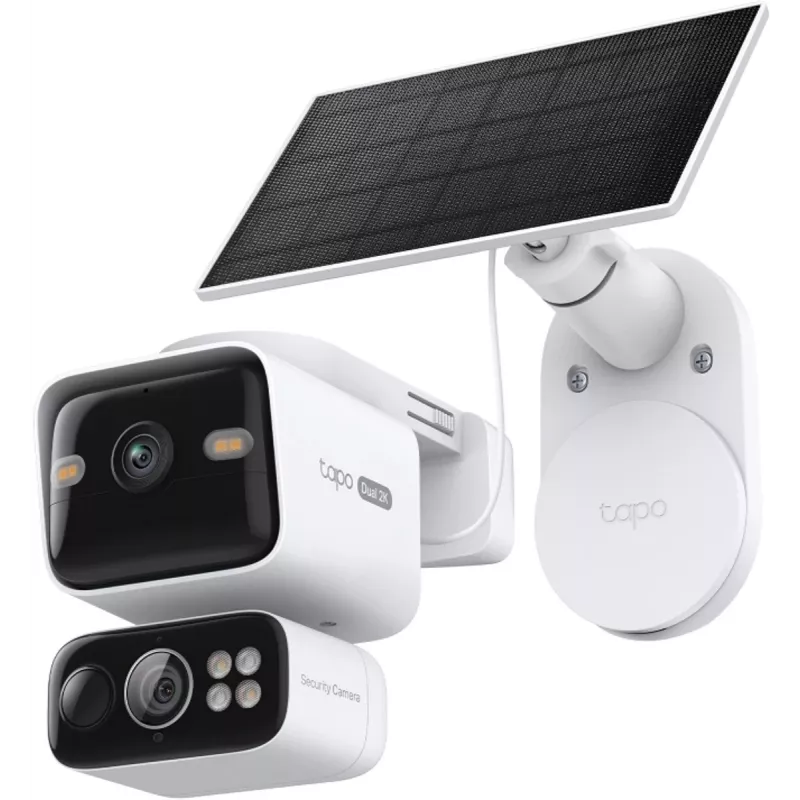TP-Link Tapo C645D KIT, Päikeseenergial töötav pööratav/kallutatav juhtmevaba kaamera, 3MP