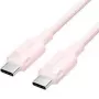 USB-C–USB-C-kaabel Vention TRDP USB 2.0 2 m 0,48 Gbit/s 60 W roosa