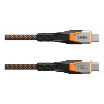 USB C - USB C kaabel C2G 9B4415114097 USB 3.2 Gen 2x2 0,75 m — must/oranž