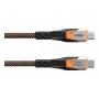 USB C - USB C kaabel C2G 9B4415114097 USB 3.2 Gen 2x2 0,75 m — must/oranž