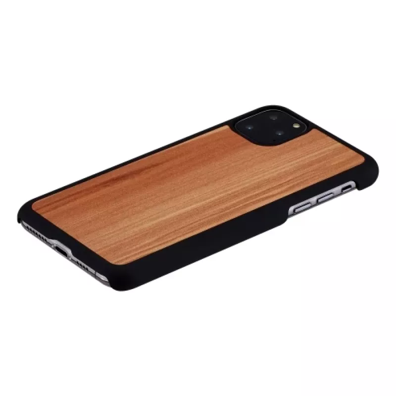 Nutitelefoni ümbris man and wood iPhone 11 Pro Max jaoks — cappuccino must viimistlus
