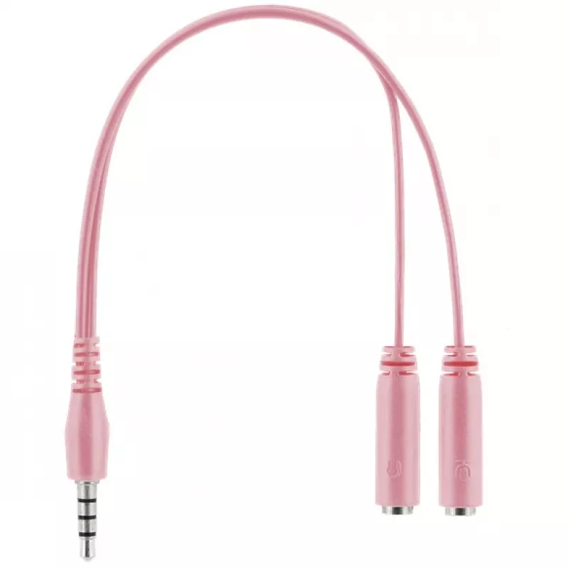 Deltaco GAM-030-P kõrvaklapid ja peakomplekt juhtmega peapaelaga mängimiseks USB Type-A roosa (GAM-030-P)