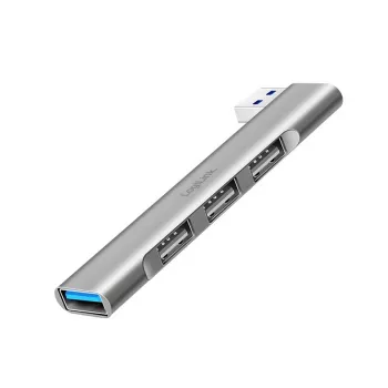 LogiLink USB 3.2 Gen1 Hub 4-pordiline USB-A 1x USB3.0 AF 3x USB2.0 AF UA0436