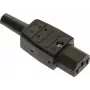 as - Schwabe IEC seadmepistik, sirge Pooluste arv: 3 10 A Must 62081 1 tk (62081)