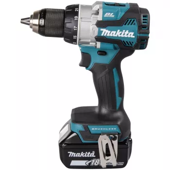 Makita DHP489RTJ akukruvikeeraja/löökkeeraja 1800 p/min Must, Sinine
