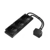Vedelikjahutusega protsessorijahuti ASROCK Challenger Pure 360 Must — 360 mm radiaator, suletud AIO