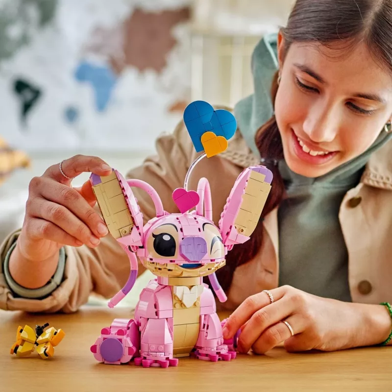LEGO Disney kogutav mini-ehitis Andzia Angel 43257 — 784 osa, 250 mm kõrgus, vanusele 9+