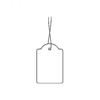 Nööriga märgistussildid HERMA 32x50 mm valge nööriga 1000 tk