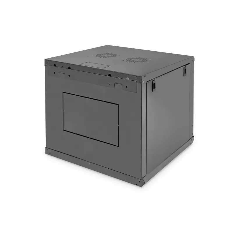 Seinale paigaldatav riiul Digitus DN-19 09-U-EC-SW