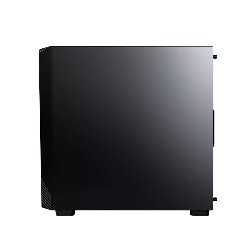 Montech X5M (B) Micro Tower PC-korpus — Micro‑ATX/Mini‑ITX, 3×120 mm ees, 1×120 mm taga, toetab ATX-toiteplokki, 2×3,5-tolline + 4×2,5-tolline, must