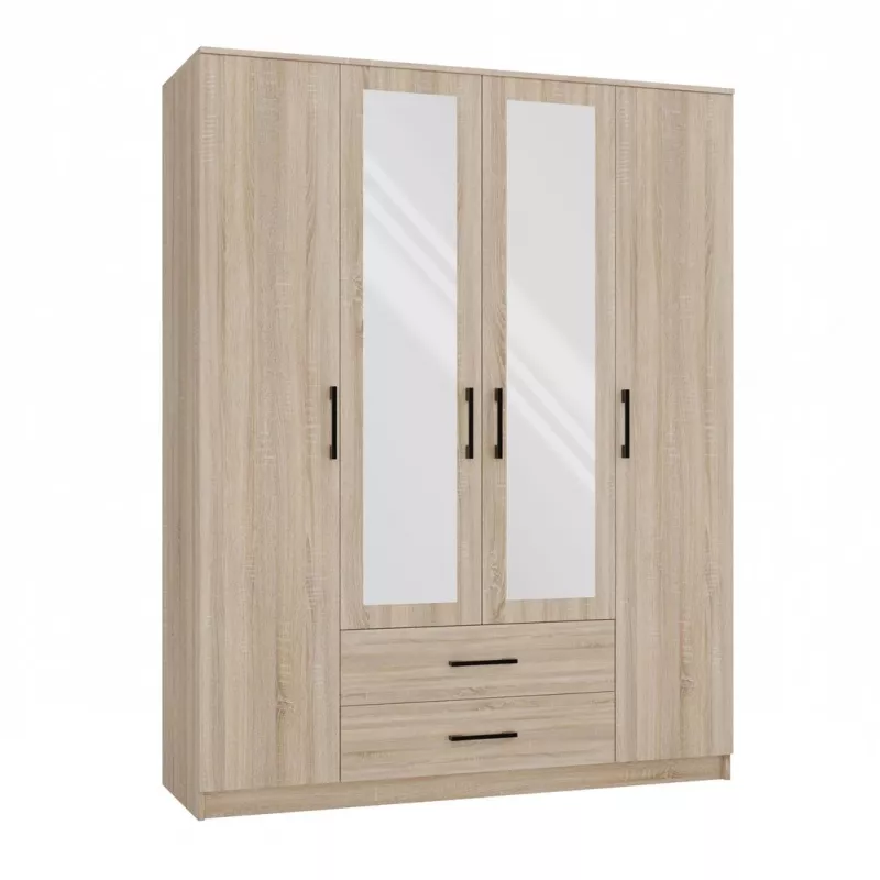 Riidekapp Topeshop ROMANA 160 SON 11 riiulit 4 ust tamm