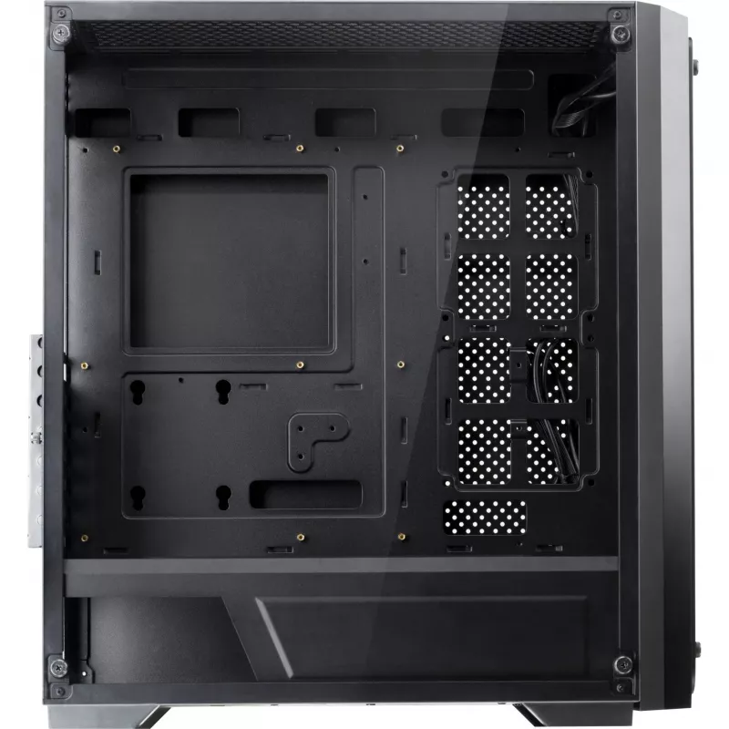 RAIJINTEK PONOS TG4 - Lauaarvuti - PC - SPCC - Must - ATX - EATX - EEB - micro ATX - Mini-ATX - Mängimine