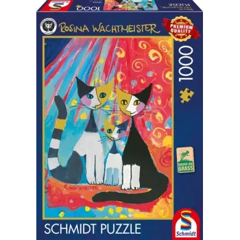 Rosina Wachtmeister: Happy Cat Family, Pusle 1000 tükki