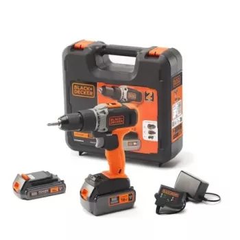 BLACK & DECKER | Juhtmeta puur/keeraja 2,0 Ah/4,0 Ah akuga | BCD003MEM2K-QW | 18 V | 2,0/4,0 Ah | Liitium