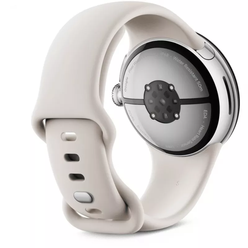 Google Pixel Watch 3 AMOLED 41 mm Digital Touchscreen Hõbedane Wi-Fi GPS (satelliit)