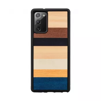 Man and Wood telefoniümbris Samsung Galaxy Note 20-le — must