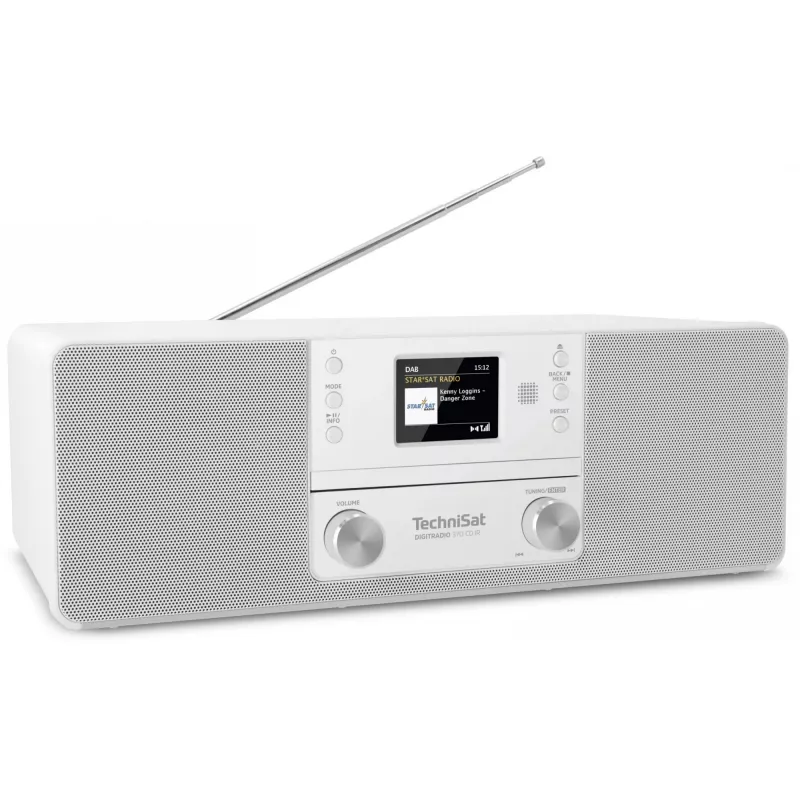 TechniSat DigitRadio 370 CD IR DAB-raadio CD-/MP3-mängija digitaalne mängija raadio internetiraadio Bluetooth-heli vastuvõtja 10 W