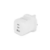 Dicota toiteplokk - kompaktne, GaN - 65 W - 5 A - PD 3.0 - 3 väljundporti (2 x USB-C, USB)