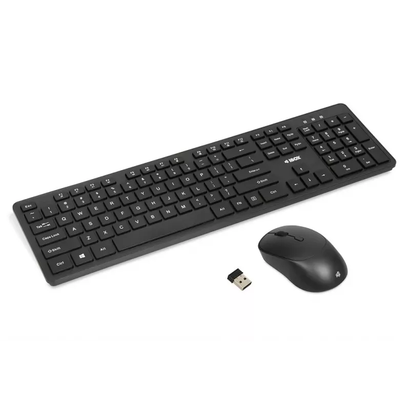 Juhtmeta klaviatuuri ja hiire komplekt iBOX Workstation Pro Kit
