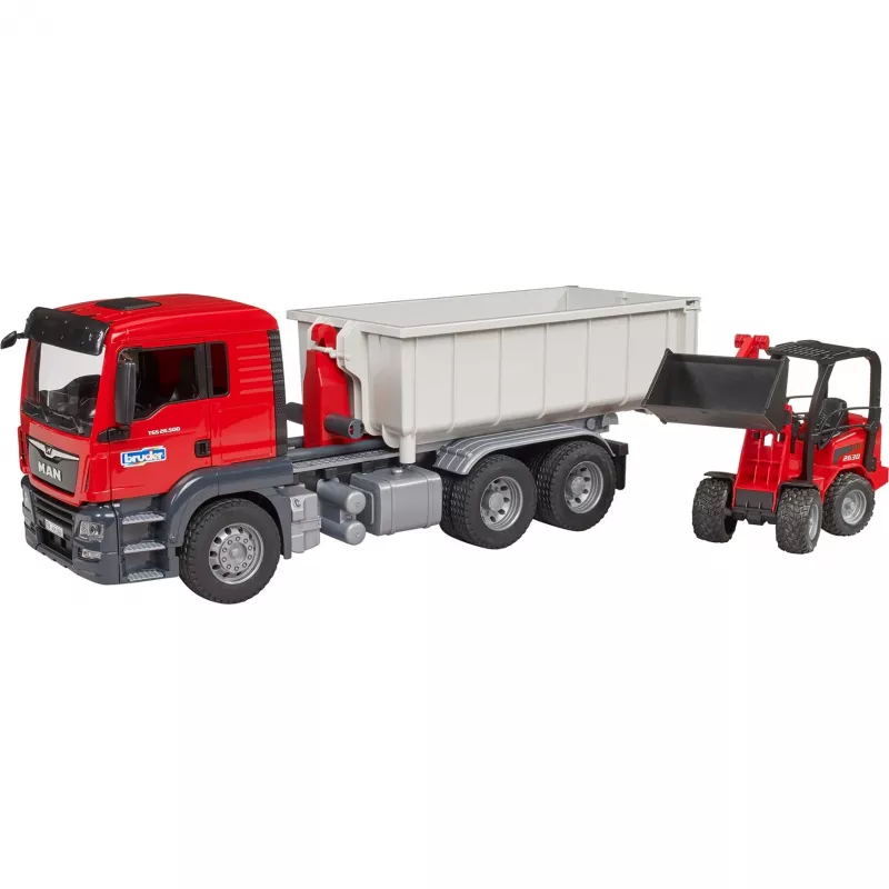 Veoauto ja roomikukomplekt BRUDER MAN TGS Truck Multivärviline
