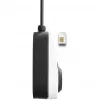 Laadija Gemini 2.0, 11 kW (16A 3-faasiline), seinakast valge/must, kaablita, 4G/LTE