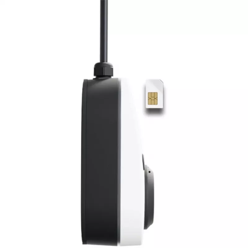 Laadija Gemini 2.0, 11 kW (16A 3-faasiline), seinakast valge/must, kaablita, 4G/LTE