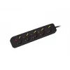 Pikendusjuhe Lanberg PS0-05F-0300-BK 3m 5 vahelduvvoolupistikupesa Siseruumides Must
