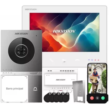Videosisetelefonikomplekt Hikvision DS-KIS705EY 7-tollise 2-juhtmelise värviekraaniga