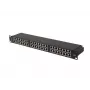 PATCH PANEL 48 PORT 1U 19 CAT6 FTP varjestatud must LANBERG