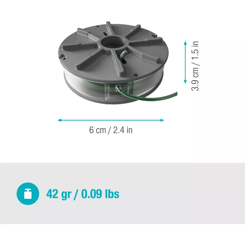 String trimmer spool Gardena 5411-20 roheline hall ABS nylon 60 mm