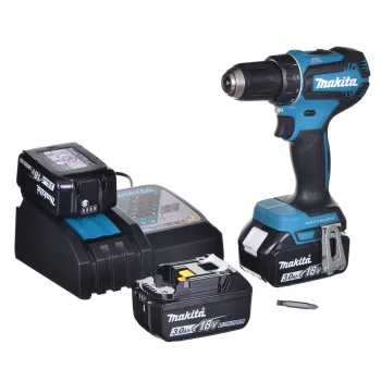 MAKITA DDF485RF3J akutrell 3x 18V 3Ah