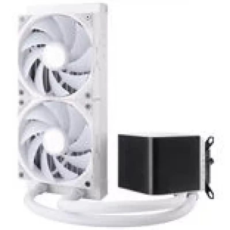 Jonsbo D32 STD PC-korpus + TRYX PANORAMA täielik vedelikjahutus, ARGB - 240 mm, valge