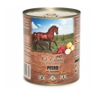 O'CANIS hobuseliha kartulitega - märg koeratoit - 800 g