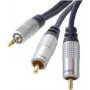 shiverpeaks sp-PROFESSIONAL helikaabel 3 m 3.5mm 2 x RCA sinine - kroom (SP30833)