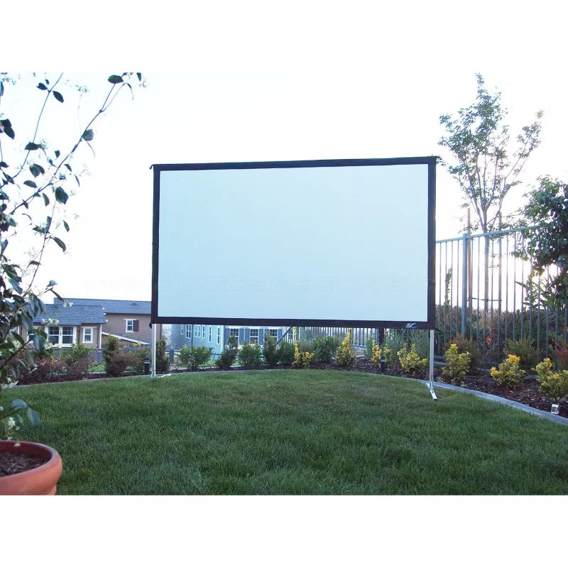 Elite Screens Yard Master 2 - Manuaalne - 4,57 m (180 tolli) - 3,99 m - 2,24 m - 16:9 - Hõbedane - Valge