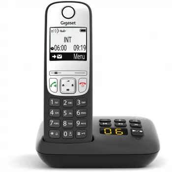 Gigaset A690A - Analoog/DECT telefon - Juhtmeta telefonitoru - Käed-vabad süsteem - 100 kirjet - Must (S30852-H2830-B101)
