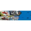 Konstruktsioonimänguasi LEGO City tuletõrjedepoo pöördredeliga sõidukiga 60414 — 843 detaili, 5 minifiguuri, 220×320×140 mm
