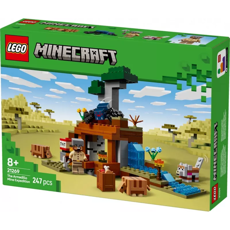 LEGO MINECRAFT 21269 Armadillo kaevanduse ekspeditsioon