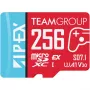 MicroSD Express mälukaart Team group APEX SD7.1 256 GB, punane/sinine