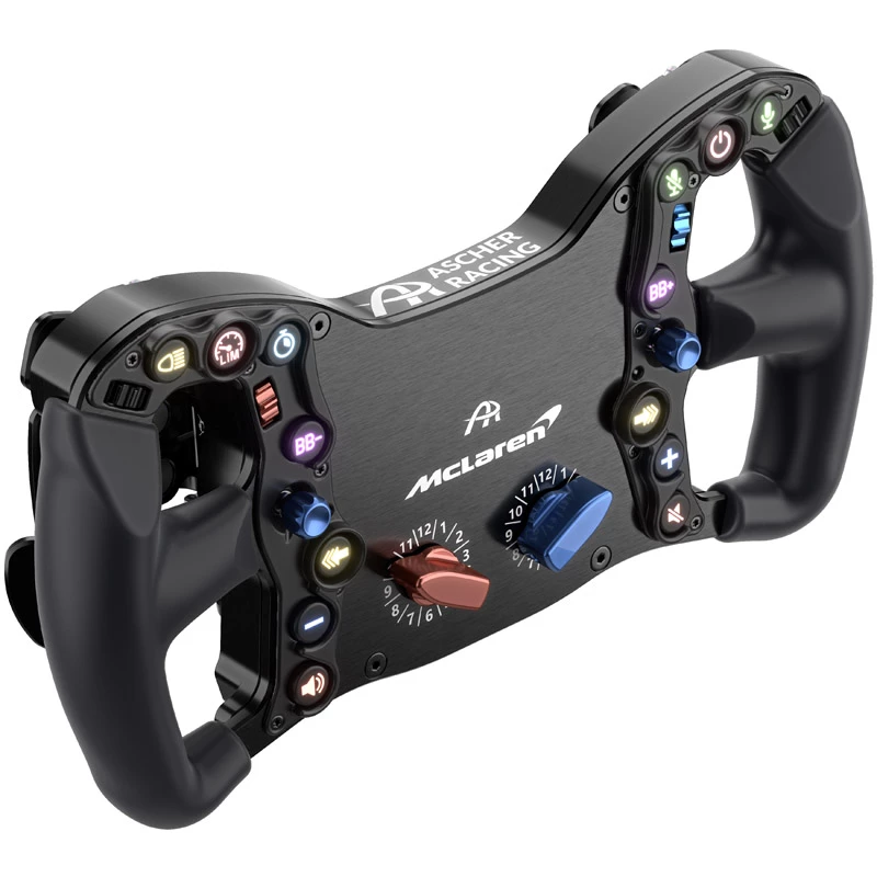 Rooliratas Ascher Racing McLaren Artura Pro‑SC — liblikstiilis kiirvabastus