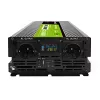 Autoinverter roheline Cell INVGC24P3000LCD 24V 3000W puhas siinuslaine, 230V 50Hz, LCD, tüüp F