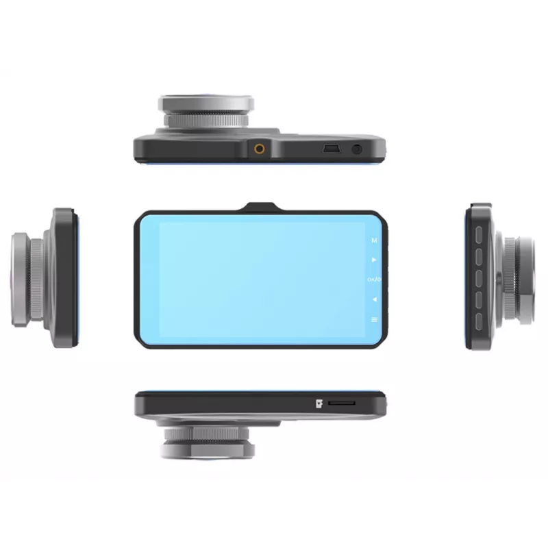 Dashcam TRACER 4TS Full HD kahe kanaliga pardakaamera, 2 MP põhi-, 0,4 MP salongi-, 140°/60° vaatenurgad, 4-tolline IPS-ekraan, 150 mAh aku, alumiiniumist korpus, parkimisabi