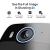 Safemo SC1 SolarCam, 4K UHD video, 8× suum, 132° vaateväli, öövaatlus, Wi-Fi 2,4 GHz, 1,5 W päikesepaneel, valge