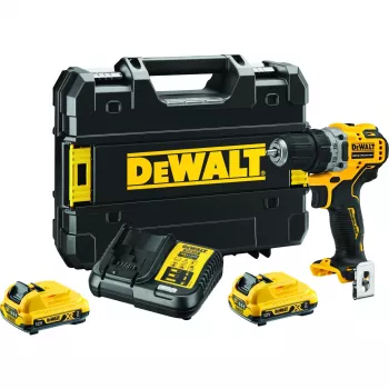 Juhtmeta kruvikeeraja DeWALT DCD701D2-QW, 12 V, 1500 p/min, 57,5 N·m, 2x2 Ah akud